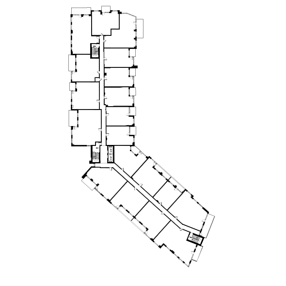 Disposition des condos locatif de l'Étage 7 du projet Louis Alexandre