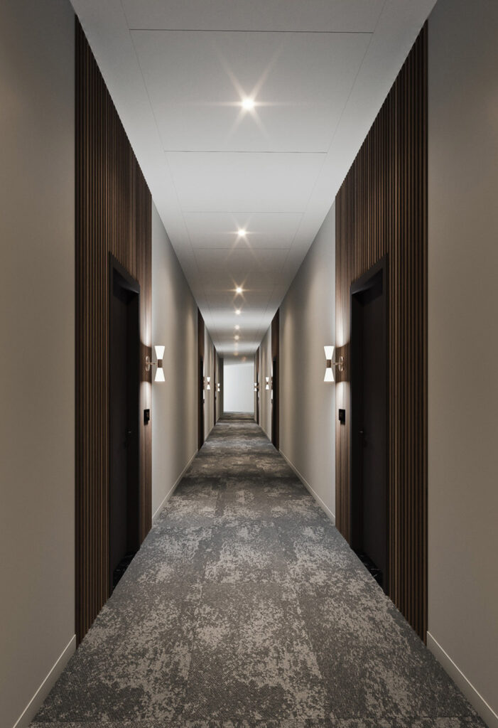 Vues 3D des corridors