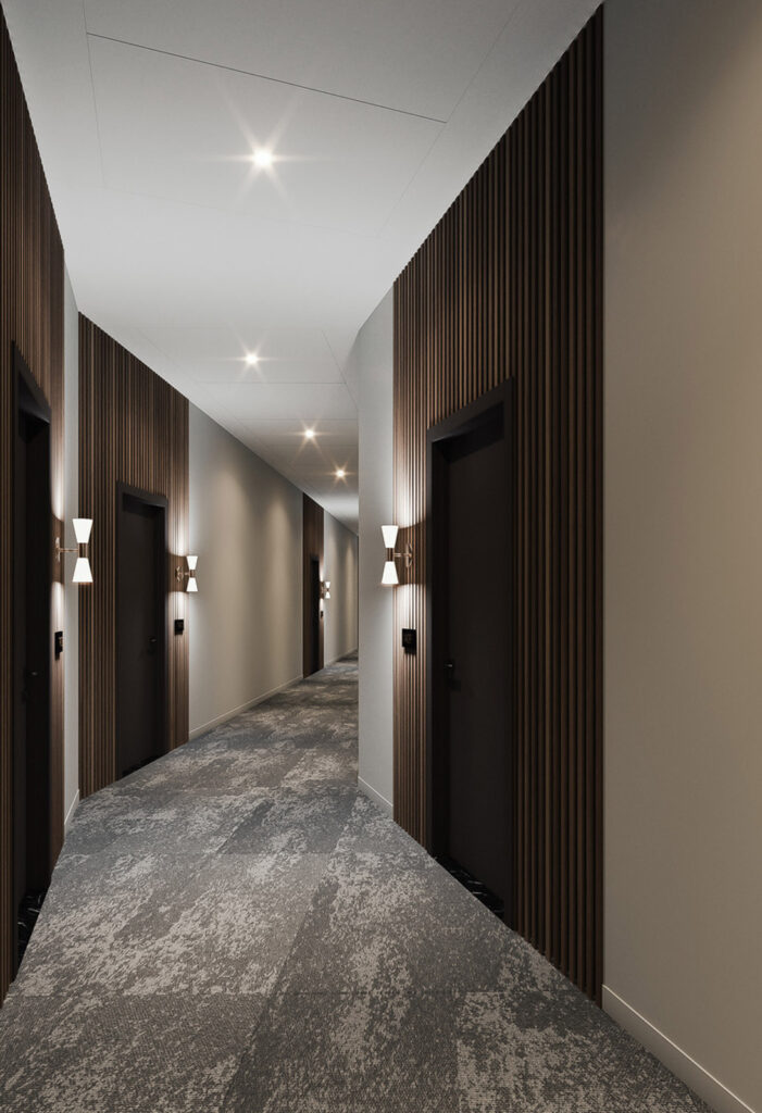 Vues 3D des corridors