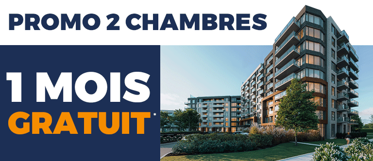 Promotion 2 chambres : 1 mois gratuit