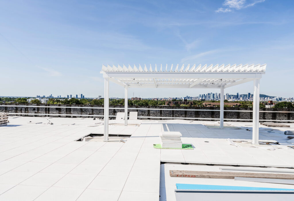 Photo de la terrasse sur toit datant de septembre 2025