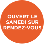 Ouvert le samedi sur rendez-vous